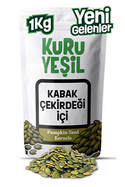 Kuru Yeşil Kabak Çekirdeği İçi 1 Kg – Çiğ Tuzsuz Katkısız Doğal Protein ve Ma...