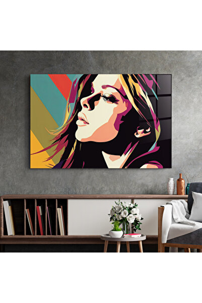 Arthub Glass Painting, Bedroom and Living Room, Pop, Cream Pop Art