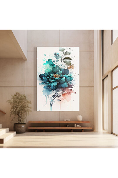 Arthub Glass Painting, Bedroom and Living Room, Painting Texture, Flower Watercolor