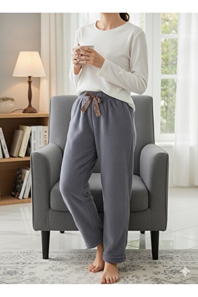 FAMES PİJAMA Women's Plush Pajama Bottoms