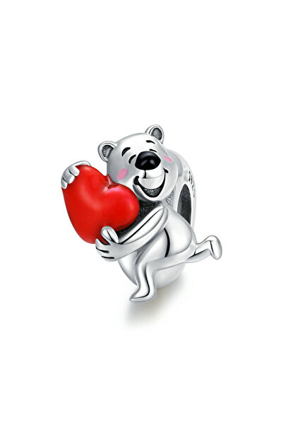 Bijuterii Nadiela 925 Silver Talisman, Charm for bracelets – Bear