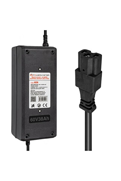 Powermaster PM-6131 60 Volt - 38 Amper Elektrikli Bisiklet Şarj Cihazı