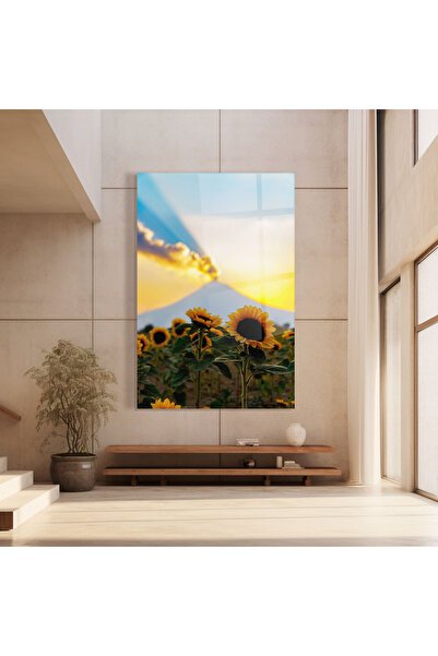 Arthub Glass Painting, Bedroom and Living Room, Summer, Sunflower Sunset