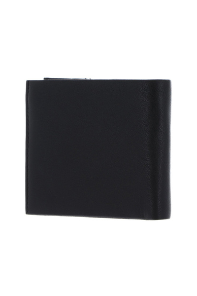 BOSS Men's Plain Leather Black Wallet with Foldable Card and Cash Compartment 50552829-001