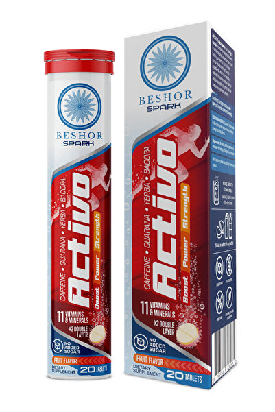 BESHOR سبارك أكتيفو 20 قرصًا