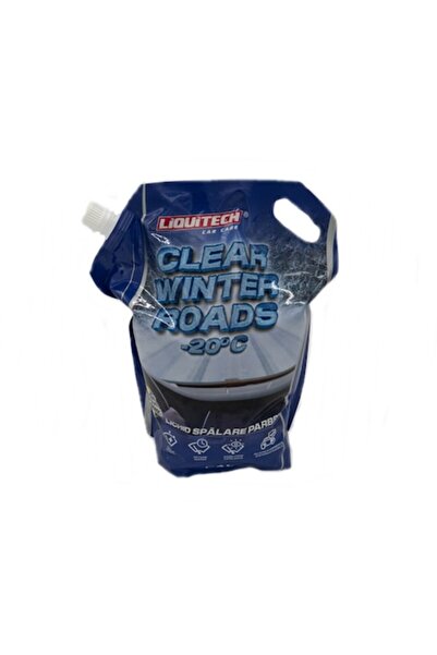 Liquitech Winter windshield washer fluid 4L, CLEAR WINTER ROADS, Methanol-free, -20 degrees, does not attack glass
