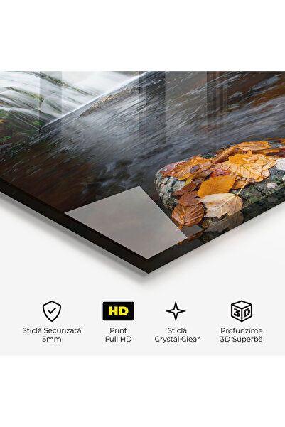 Arthub Glass Painting, Bedroom and Living Room, Forests, Forest Waterfall