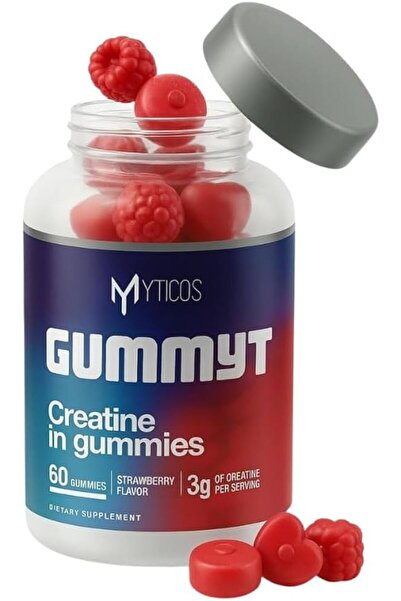 GUMMYT كرياتين 60 علكة بنكهة الفراولة