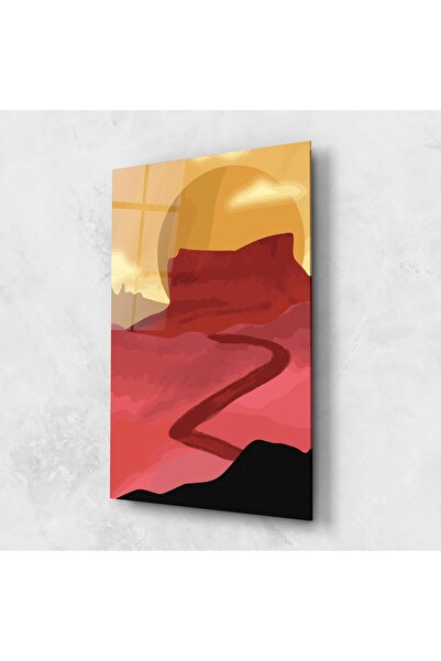 Arthub Glass Painting, Bedroom and Living Room, Sunset, Mars Dune