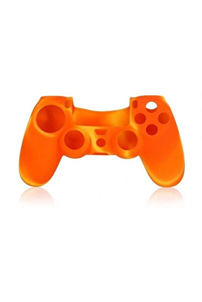 Silicone Controller Cover for PlayStation – Anti-Slip Protective Skin (Orange)