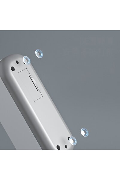 zola vibratory washer, multifunctional, plastic, 300 ml, 19x7x6 cm, white/grey