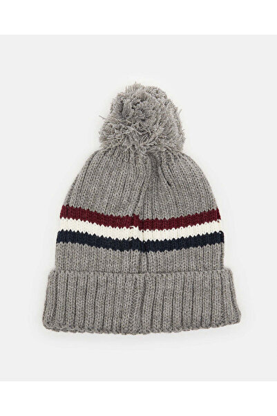 REDTAG Boys Grey Knitted Cap