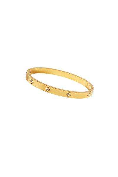 RAFINI Floral Shine Bracelet - Placata cu Aur 18K, Otel inoxidabil