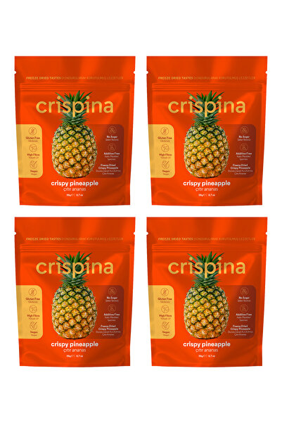 Crispina Daily Freeze Dried Pineapple Freeze Dried Pineapple 4-Pack
