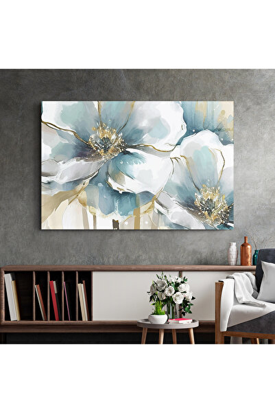 Arthub Glass Painting, Bedroom and Living Room, Painting Texture, Flower Mix Art