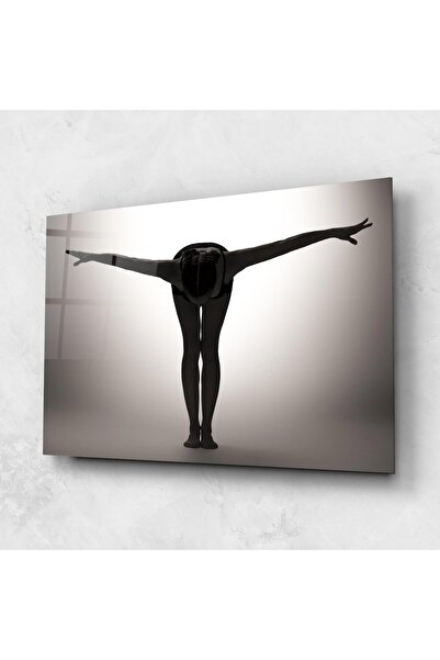 Arthub Glass Painting, Bedroom and Living Room, Silhouettes, Hands Apart