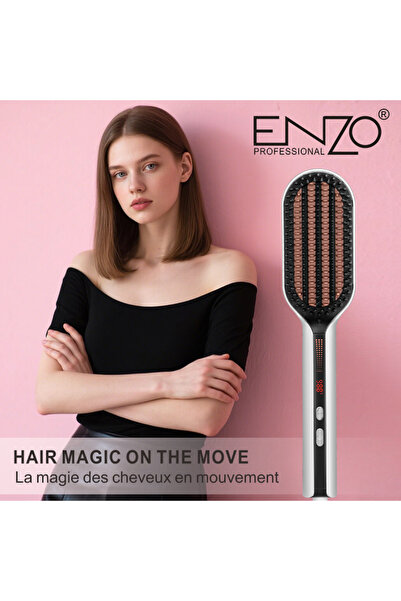 Enzo Professional ENZO GLAM HAIR EN-4100 Professional Straightening Brush
