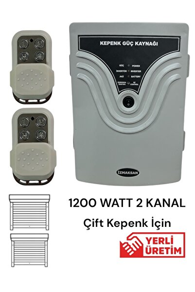 İzmaksan KEPENK GÜÇ KAYNAĞI - 1200 WATT 2 KANAL (İki Kepenk)