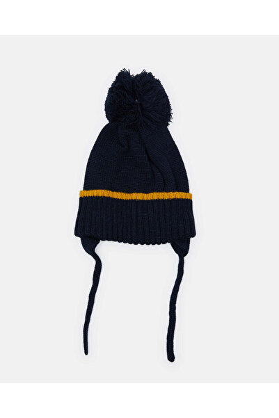 REDTAG Boys Navy Dino Knitted Cap