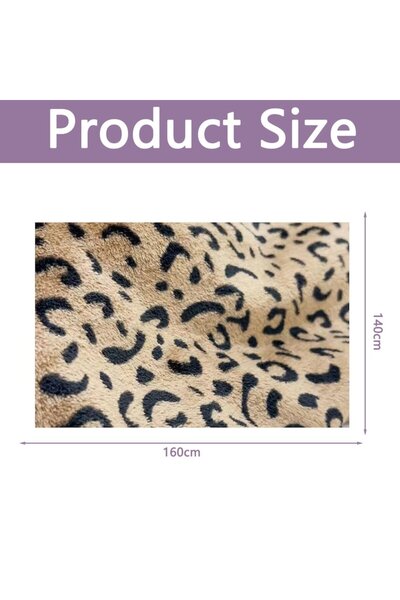 longziming Office blanket, Longziming, leopard, lightweight, purple, 140x160cm