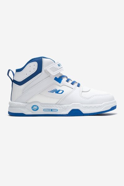 CCWAY AYAKKABI Velcro Laced Children's Sports Shoes White Sax