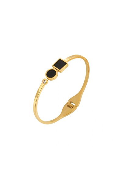 RAFINI Golden Geometry Bracelet - Placata cu Aur 18K, Otel inoxidabil