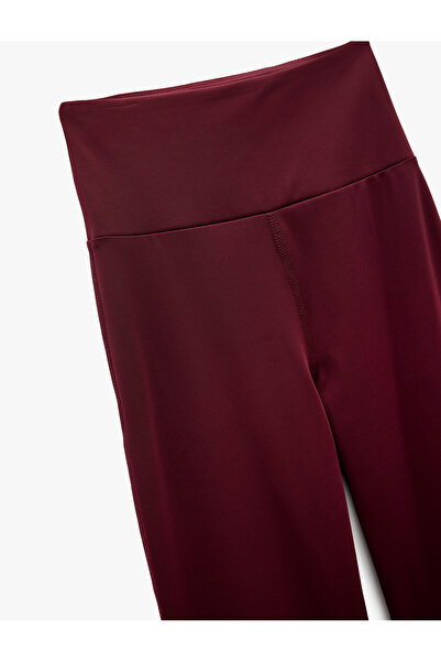 Koton Slim Fit Normal Bel Flared Sports Leggings