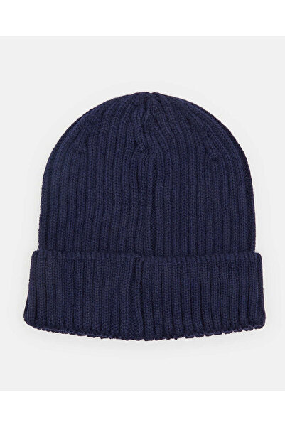 REDTAG Men Navy Knitted Cap