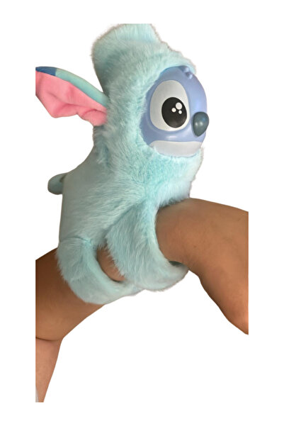 BalonKasaba STITCH Stitch Peluş Kola Sarılan Stitch Işıklı Müzikli Kuyruğu Sa...