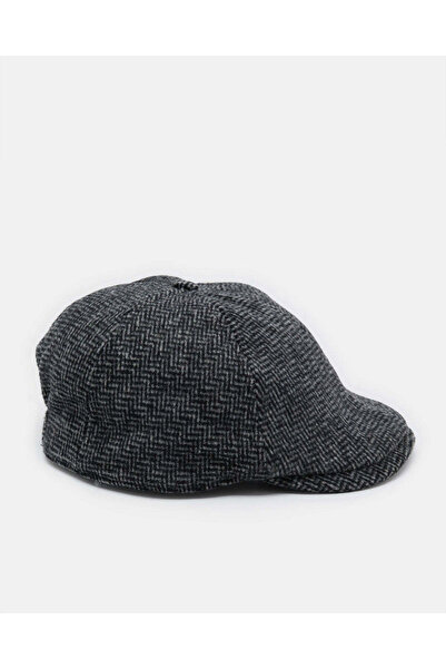 REDTAG Men Grey Solid Cap