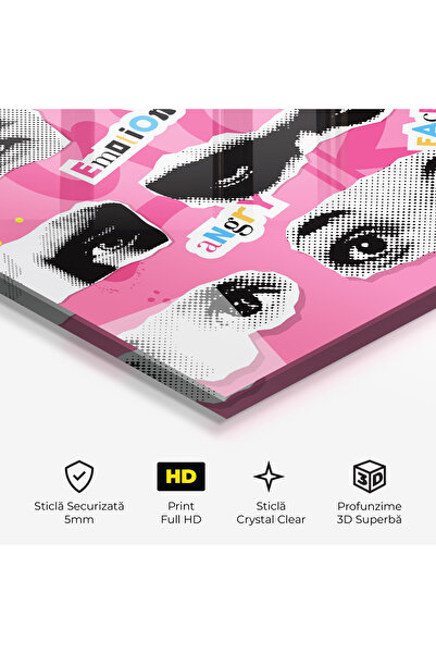 Arthub Glass Painting, Bedroom and Living Room, Collages, Eye Type