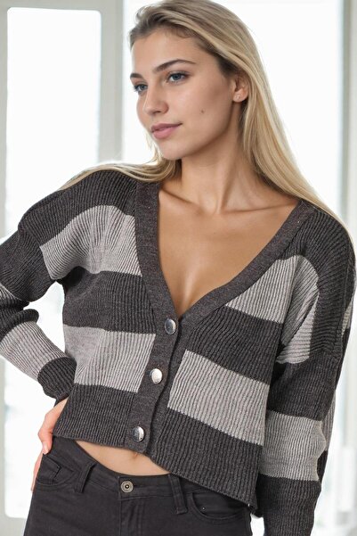 Dewberry Cardigan-Antrasi̇T-1