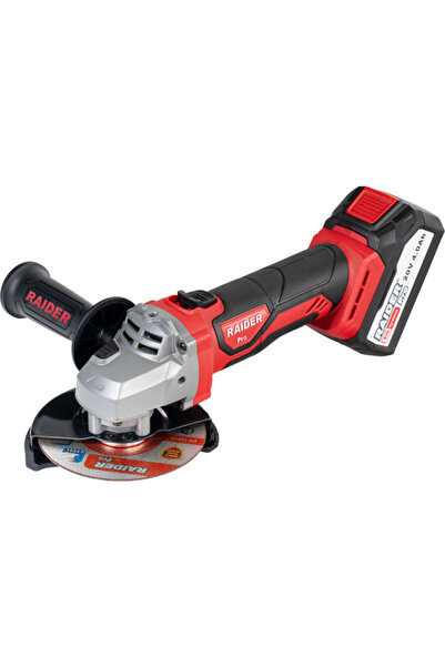 Raider Polizor unghiular fără fir RDP-SPAG20 R20 Li-Ion 20V 4.0Ah, 125 mm