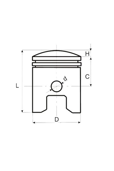 Wilmat Piston ATV Loncin 150cc, 4T 62mm