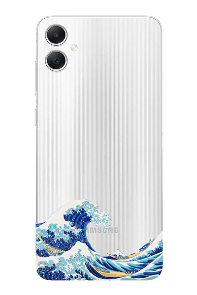 TechTree حافظة سيليكون متوافقة مع هاتف سامسونج جالاكسي A05 بتصميم موجة كاناغا...