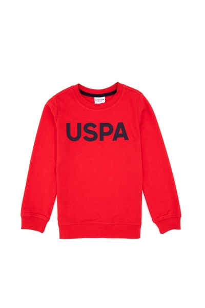 U.S. Polo Assn. U.S. Polo Assn. Boys' Regular Fit Uspa Printed Basic Sweatshirt
