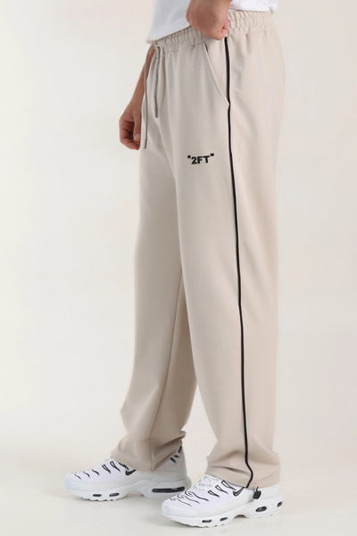 EXSPORT Compact Plus Size Sweatpants with Piped Adjustable Legs