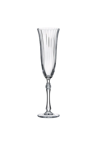 Bohemia Royal Crystal Set de 6 pahare cu picior din cristal Bohemia Parus Waterfall 160 ml