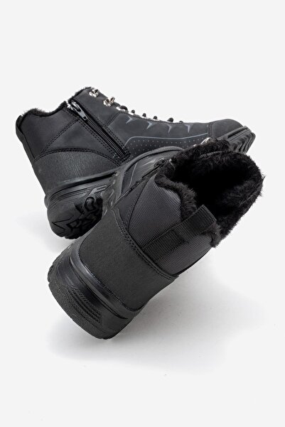 CCWAY AYAKKABI Ανδρικά παπούτσια πεζοπορίας με γάντζο; ΜΑΥΡΟ ΚΑΤΑΠΟΥΤΟ