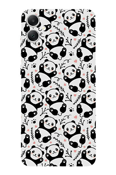TechTree Samsung Galaxy A05 Compatible Little Pandas Printed Silicone Case
