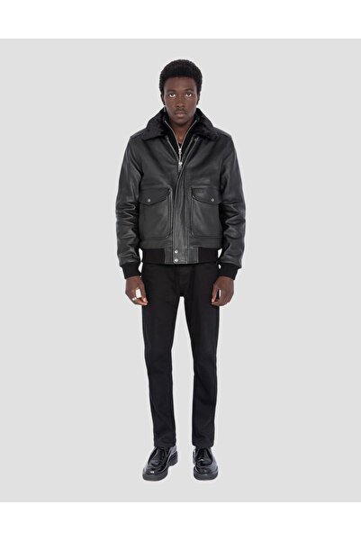 Schott NYC Men's black leather jacket lc5331x Schott