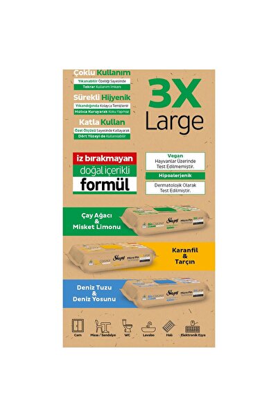 Sleepy Bio Soluble Sea Salt 50-Pack Buy 7 Get 6 Surface Cleaning Towel and Rosie