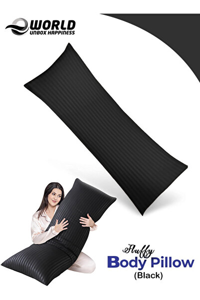 Eworld وسادة فاخرة لكامل الجسم مقاس 20×54 بوصة مع غطاء قطني ناعم، مثالية لمن ...