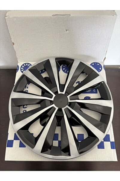 Universal Renault Megane/Clio/Symbol Uyumlu 15"inç Çift Renk Jant Kapağı 4'lü...