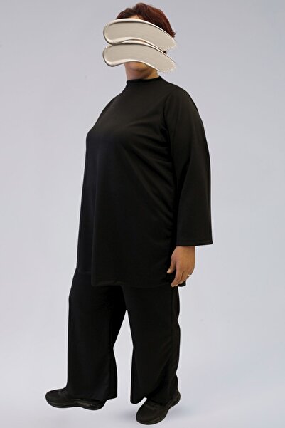 SHE BEST Seasonal Tracksuit Set - Ecrin Fabric Large Size Tracksuit Set