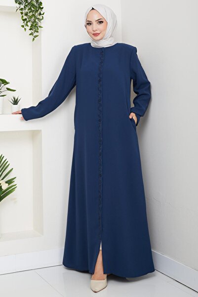 hafsamina Zigzag Stone Ferace Petrol Hm2848