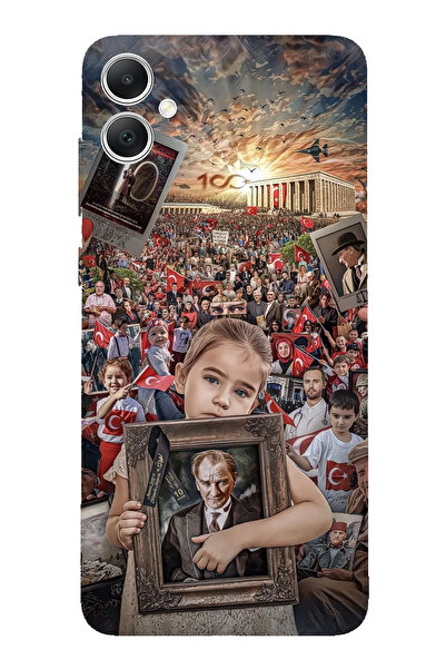 TechTree حافظة سيليكون متوافقة مع هاتف سامسونج جالاكسي A05 من أتاتورك أنيماتي...