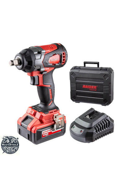 Raider Cheie de impact fără fir RDI-IBW04 Li-Ion 20V 4Ah, 480 Nm, 1/2 inch