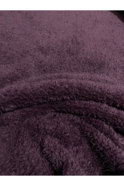 Hira Tor Tekstil Bordo Renk Welsoft Peluş Kumaş (190 cm En)
