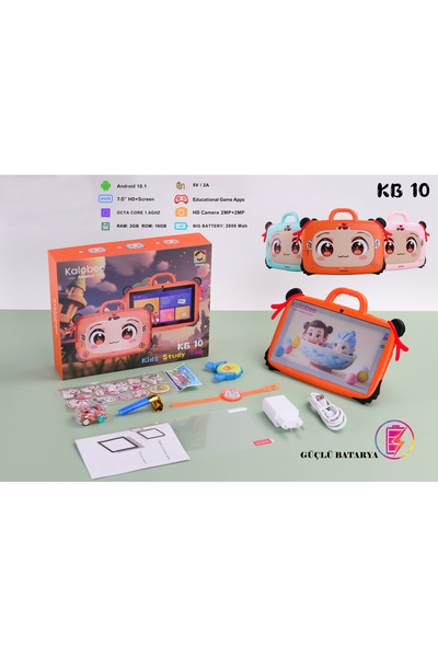Aırstorr Kalobee 7 inç çocuklara Android tabletler 10.0 32gb + 2gb Rom çocuklar için eğitim Tablet Wifi
